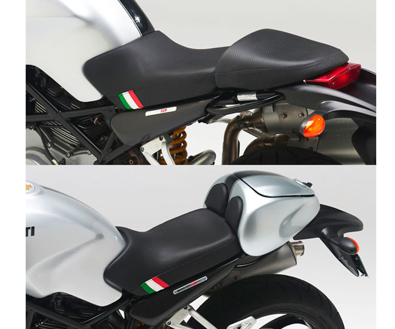 Motorcycle Seat, Monster, Rear Saddle, 2000-2007