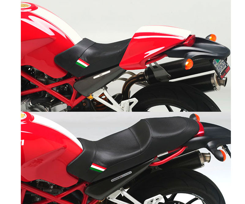 Motorcycle Seat, Monster 695, Dual Saddle, 2005-2008