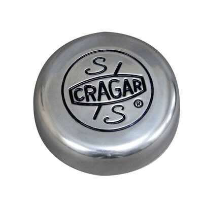 Center Cap, Aluminum, Polished, Bolt-On, S/S Style, Each