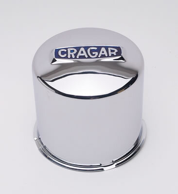 Center Cap, Steel, Chrome, Push-Through, 5.125 in. Diameter, 4.75 in. Tall, Dome Style, Each