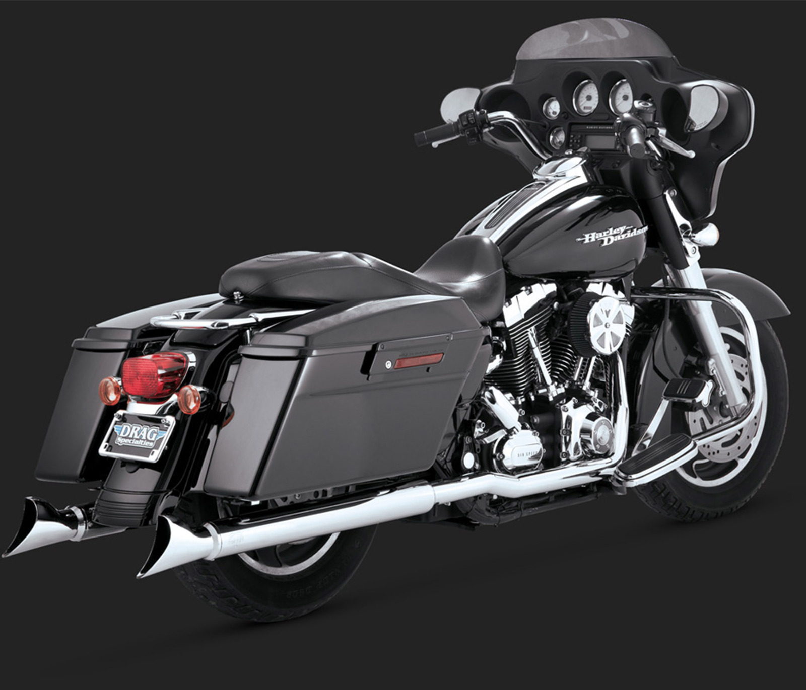 V&H FISHTAIL 3IN SLIP-ON TOURING 95-15