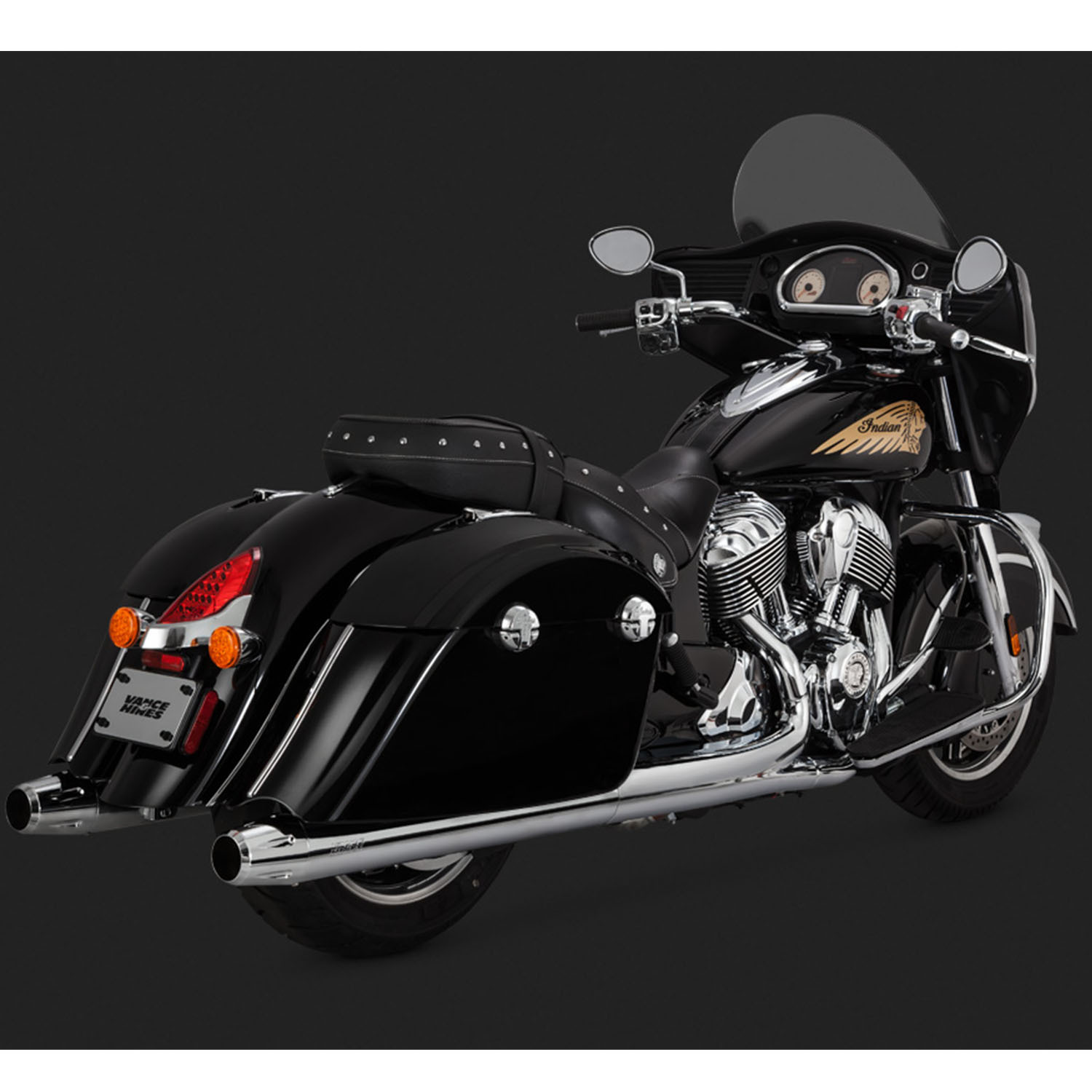 V&H CLASSIC SLIP-ONS INDIAN CHIEFTAIN & ROADMASTER 14-15