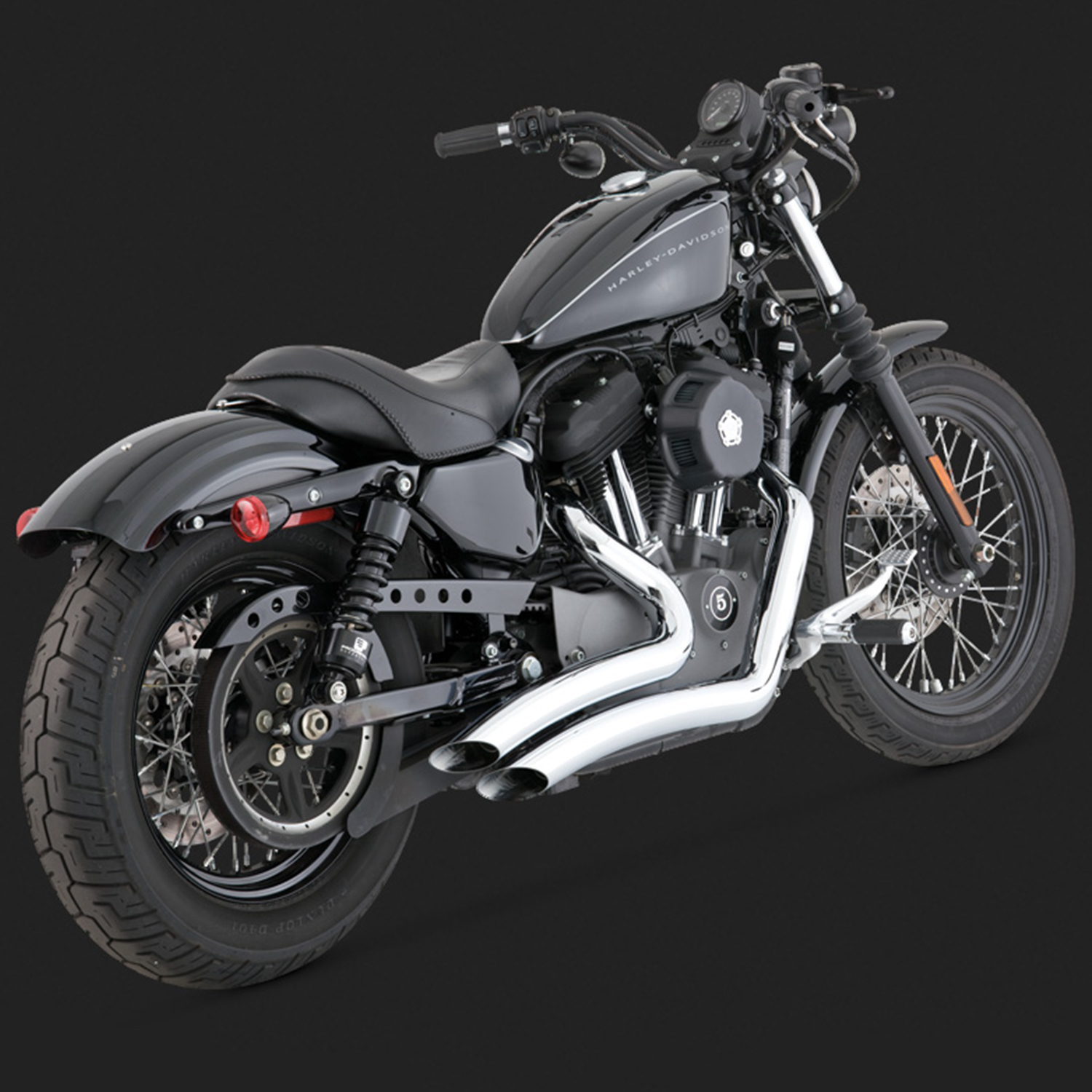 V&H BIG RADIUS SPORTSTER 04-13 (04-06 MODELS NEED V16925 O2 SENSOR BUNGS)
