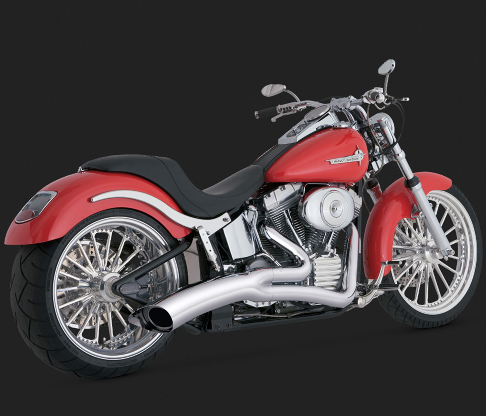 V&H BIG RADIUS 2-1 SOFTAIL 86-11 (86-06 MODELS NEED V16925 O2 SENSOR BUNGS)
