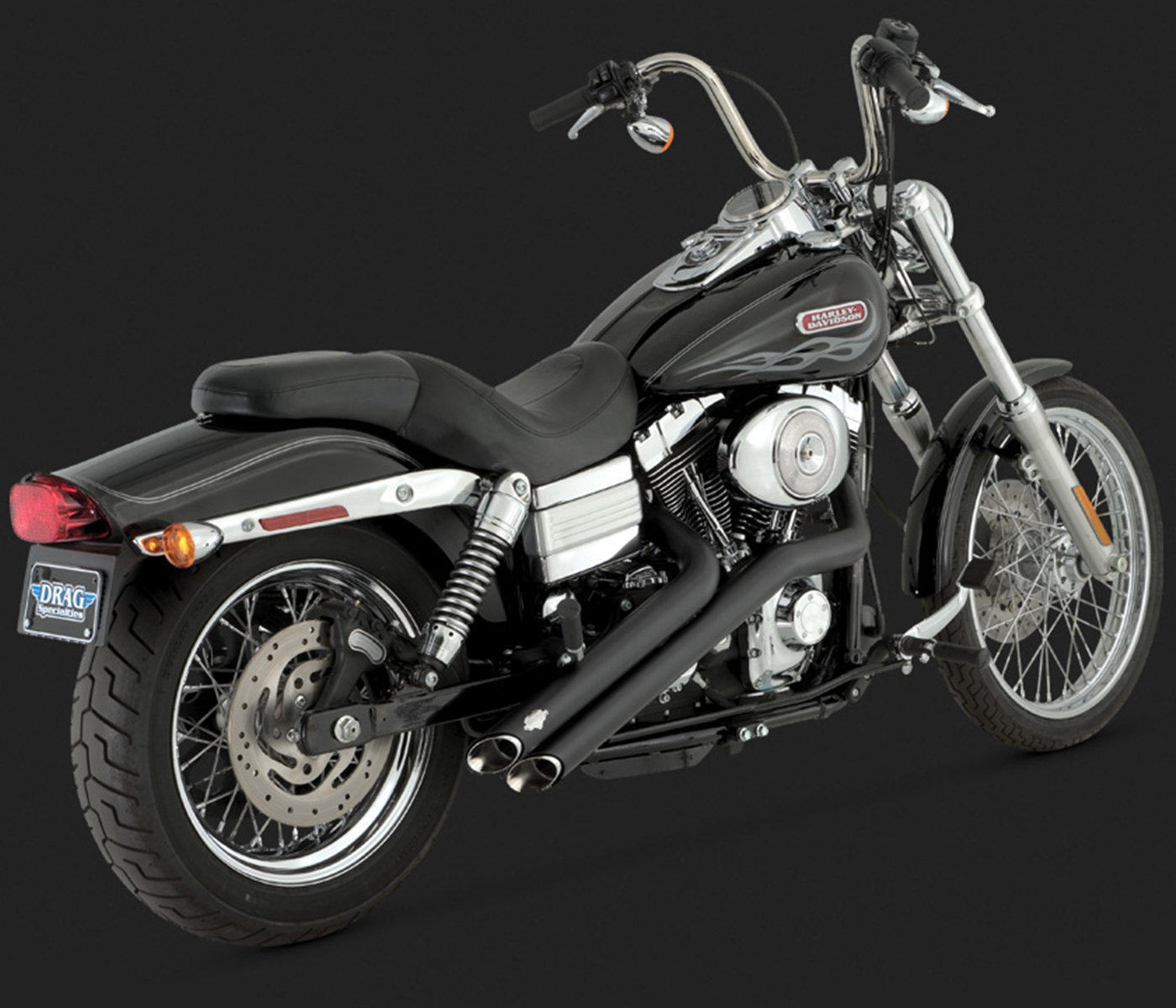 V&H SIDESHOTS BLACK DYNA 06-11