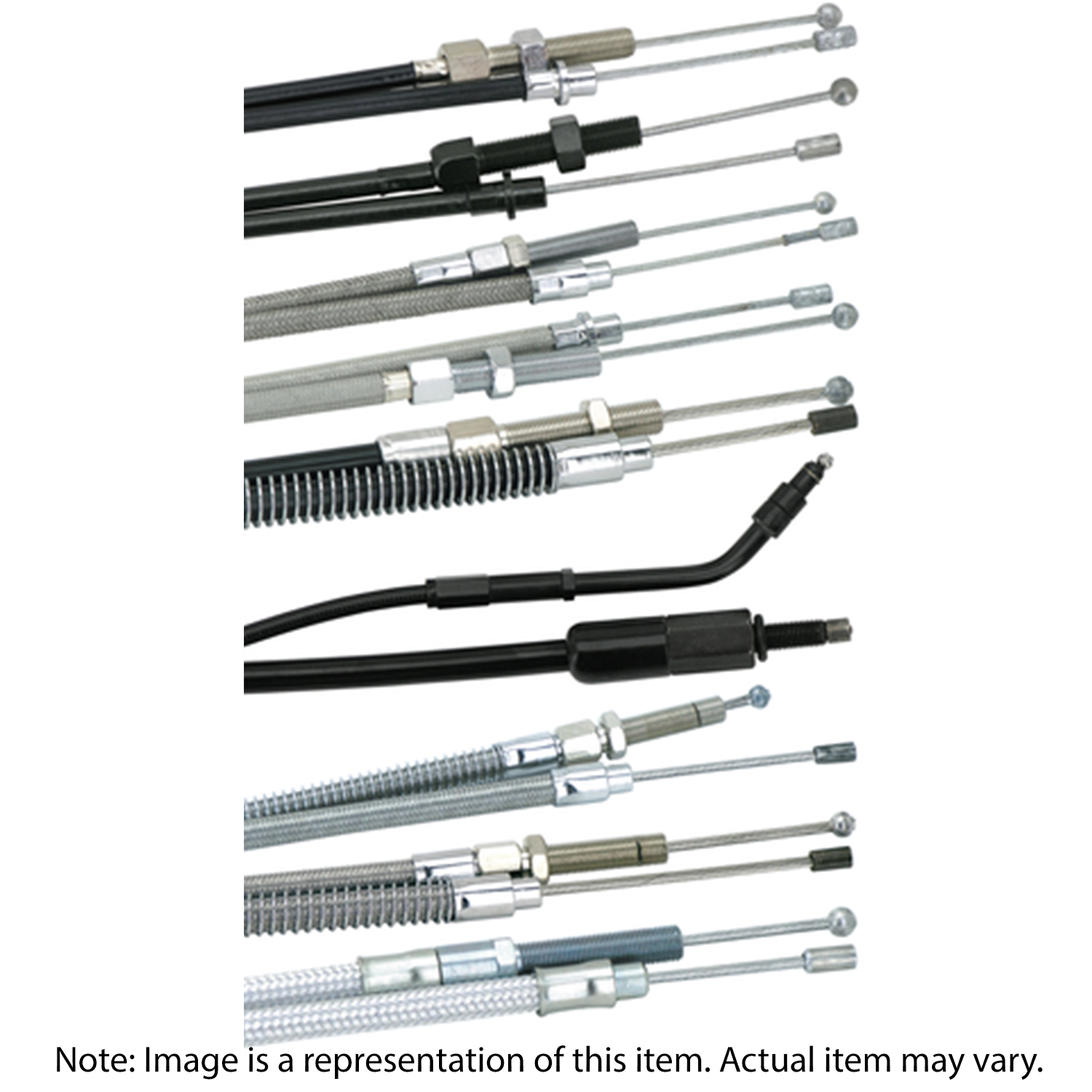 THROTTLE CABLE S/S +6INCH 96-99