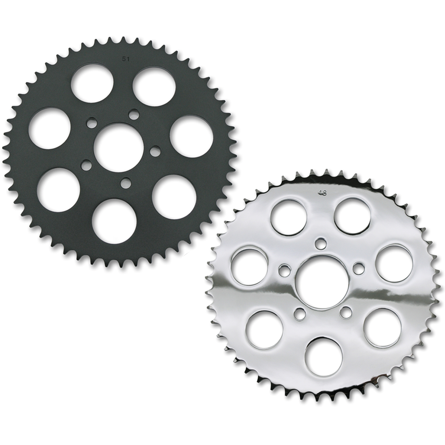 SPROCKET FLAT 51T 2000 ON, BLACK