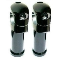 ZODIAC RISER SET INFINITY BLACK 1.25 INCH BARS, 4 INCH HIGH