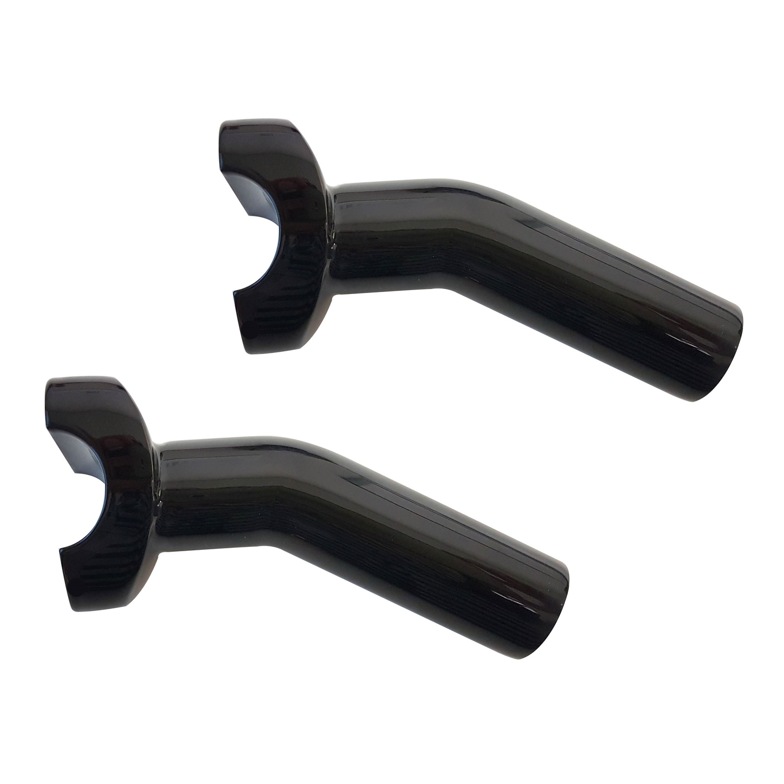 H/BAR RISERS BLACK, 4.5in. PULLBACK