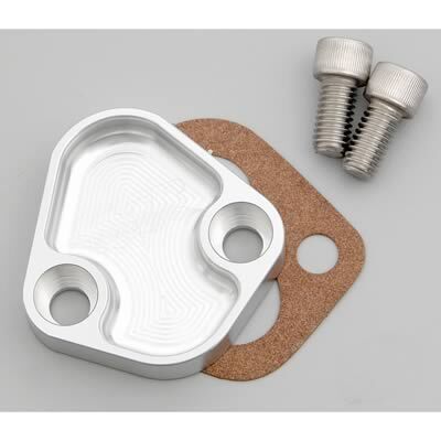 ALL V-8 FORDS FUEL BLOCK-OFF PLATE, EXCEPT 351C, 351M, 400