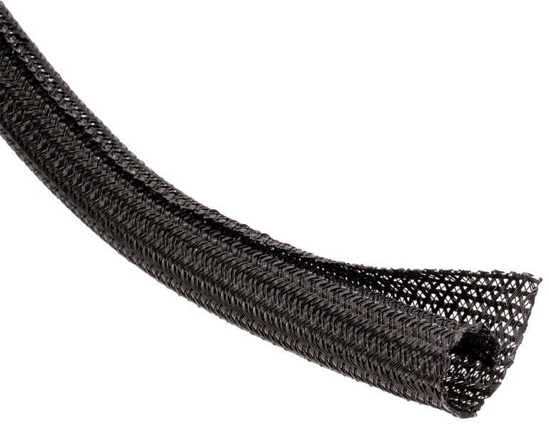F6 (125C) 1/2' Split PET harness Black