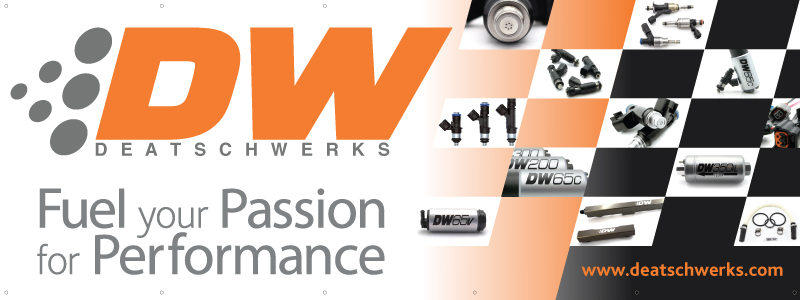 36' x 96' High Performance Fuel Systems Banner. 13 oz. white Ultraflex material with UV protection for outdoor use. Thermally hemmed top and bottom.
