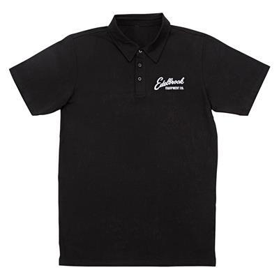 Polo Shirt, Cotton, Black, Edelbrock Equipped, Men's X-Large, Each