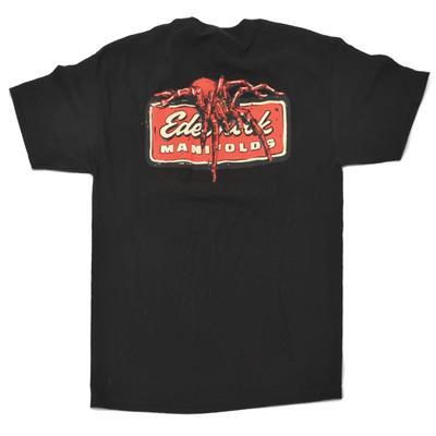 T-Shirt, Black, Cotton, Tarantula, Men's X-Large, Each