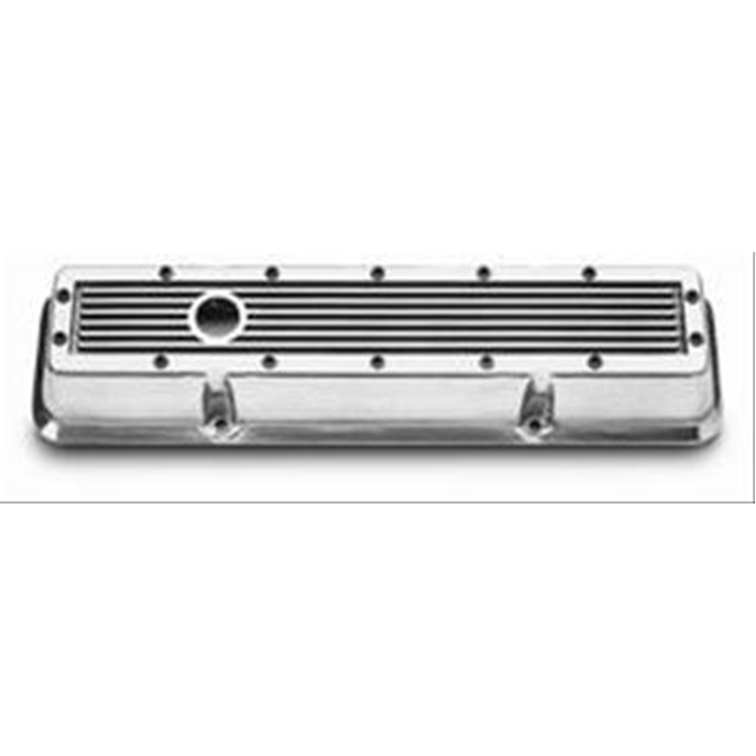 Valve Covers Elite Series Tall Profile Aluminium Polished Ribbed No