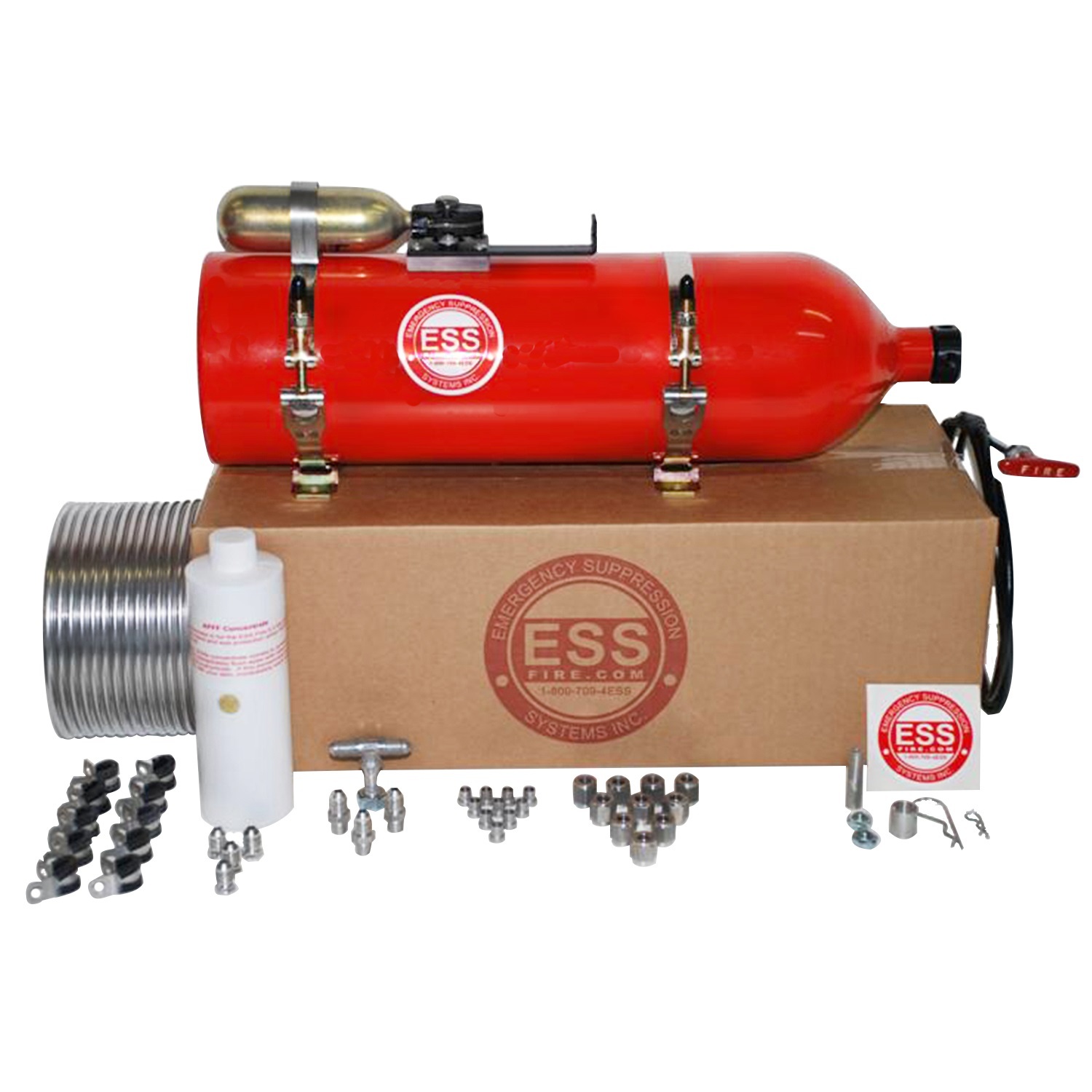 Fire System SFI 5.0 Liter 4 Nozzle System (filled, certified, sealed)