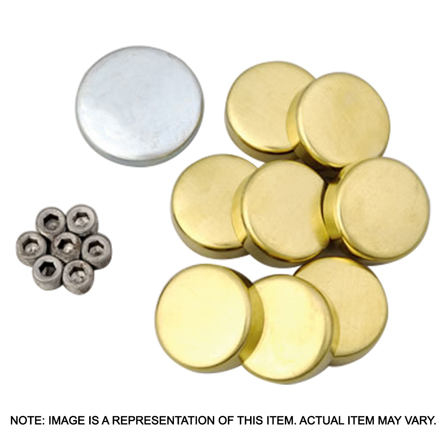 Freeze Welsh plugs, Brass, Chrysler, Small Block, Kit