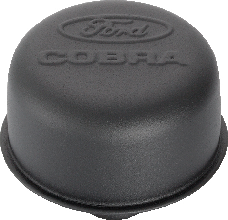 FORD COBRA AIR BREATHER CAP, BLACK CRINKLE, PUSH-IN
