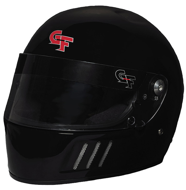 Helmet, GF3, Full Face, CoolTec Liner, Gloss Matt Black, Snell SA2015, XX Large, Each