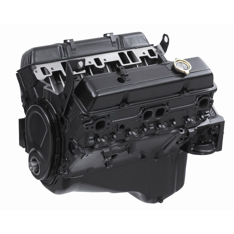Engine Assembly, Crate Engine, Chevy 350, 2-Piece Rear Main Seal, Intended for Manual Transmissions, as Pilot Bearing is installed, Each