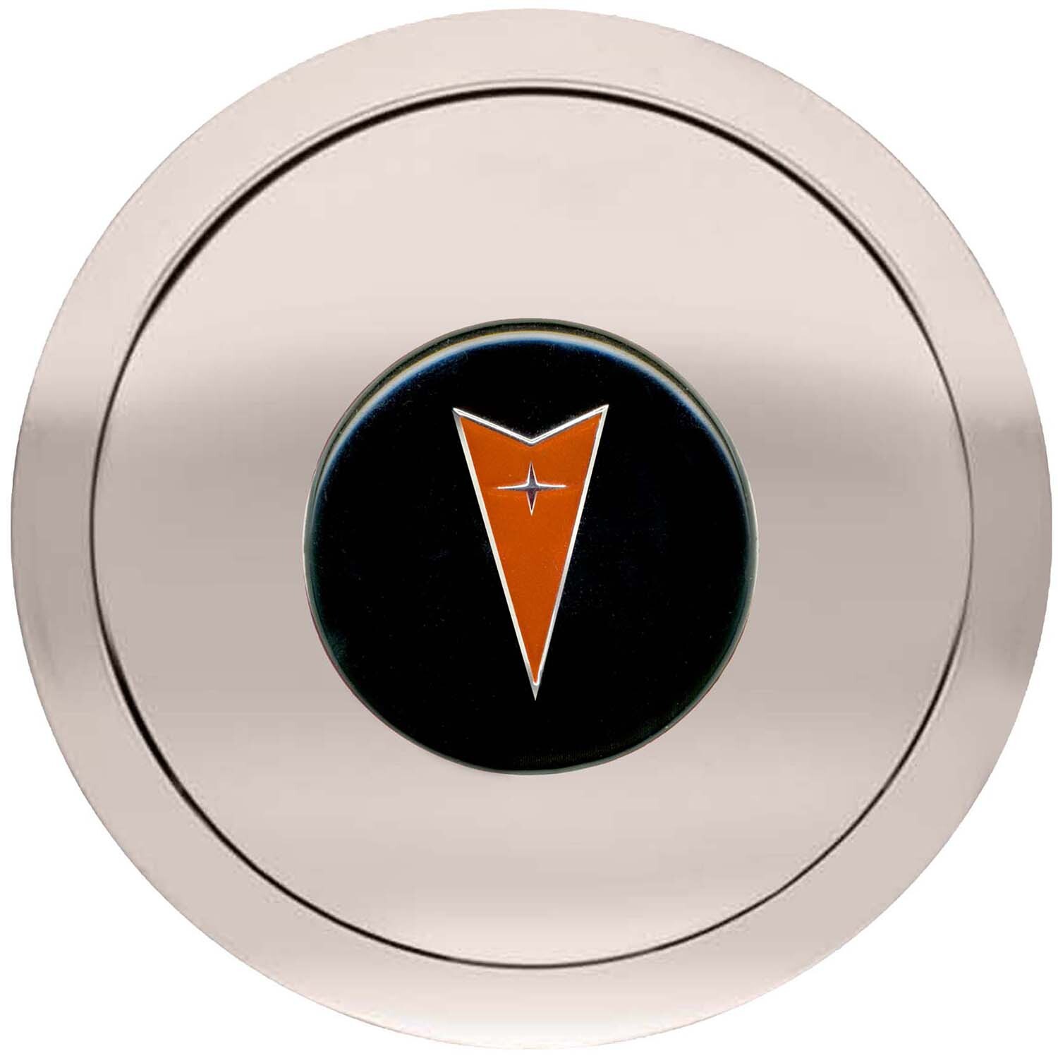 Horn Button This colored Pontiac emblem horn button is beautifully polished and will highlight any GT9 Wheel with style.