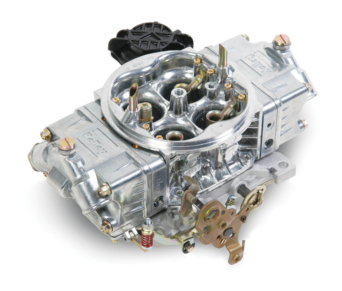 Carburetor, Model 4150 HP, 750 cfm, Square Bore, 4-Barrel, Dual Inlet, Silver, Each