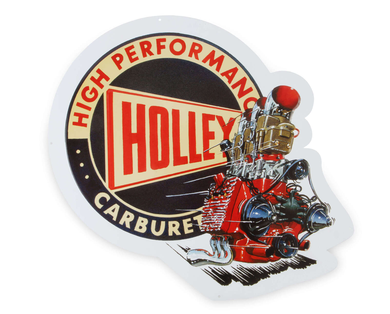 Sign Vintage Retro Metal Holley Genre 18 in. Width 18 in. Height Each
