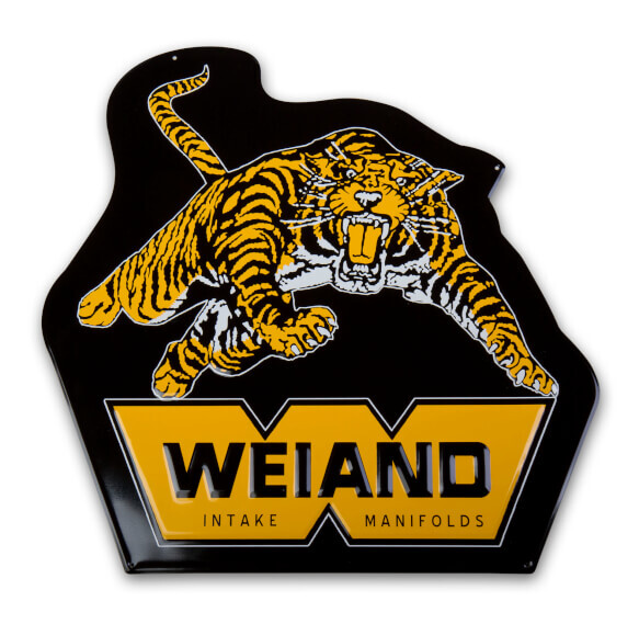 Sign, Metal, 20in. x20in. , Weiand, Tiger, Each