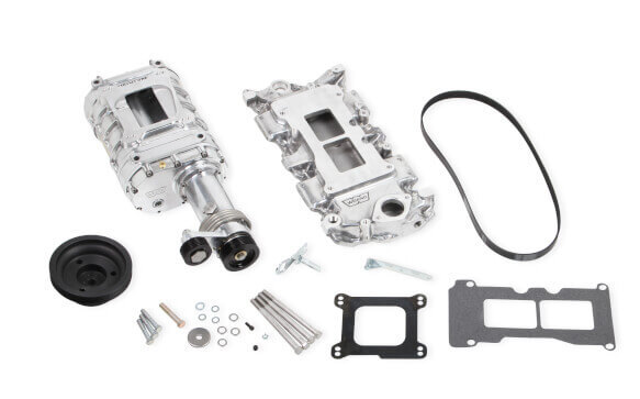 Supercharger System 177 Polished Short Nose Chevy Big Block Oval Port Kit
