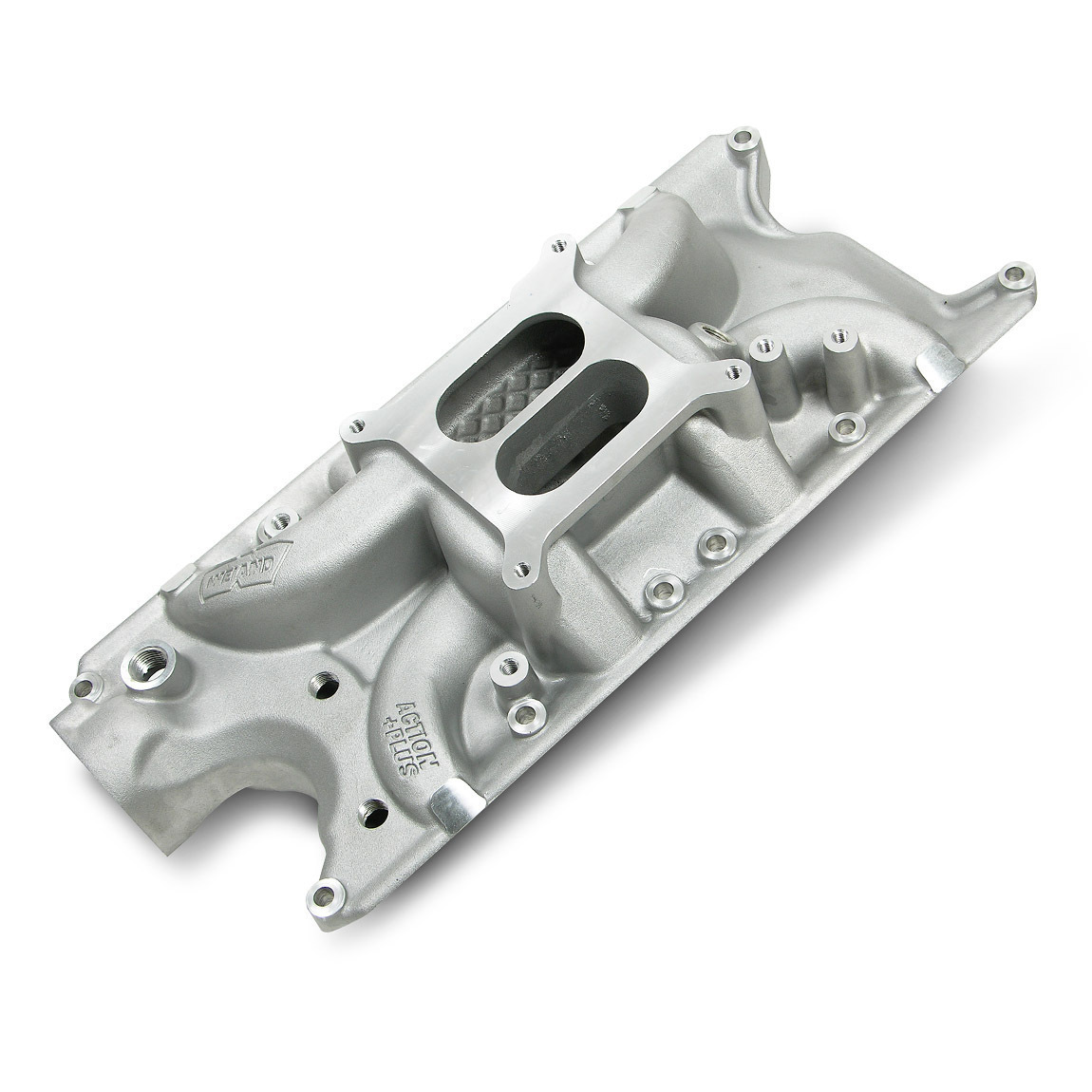 Intake Manifold Street Warrior Dual Plane Aluminum Natural Square Bore Ford Mercury Small Block Each
