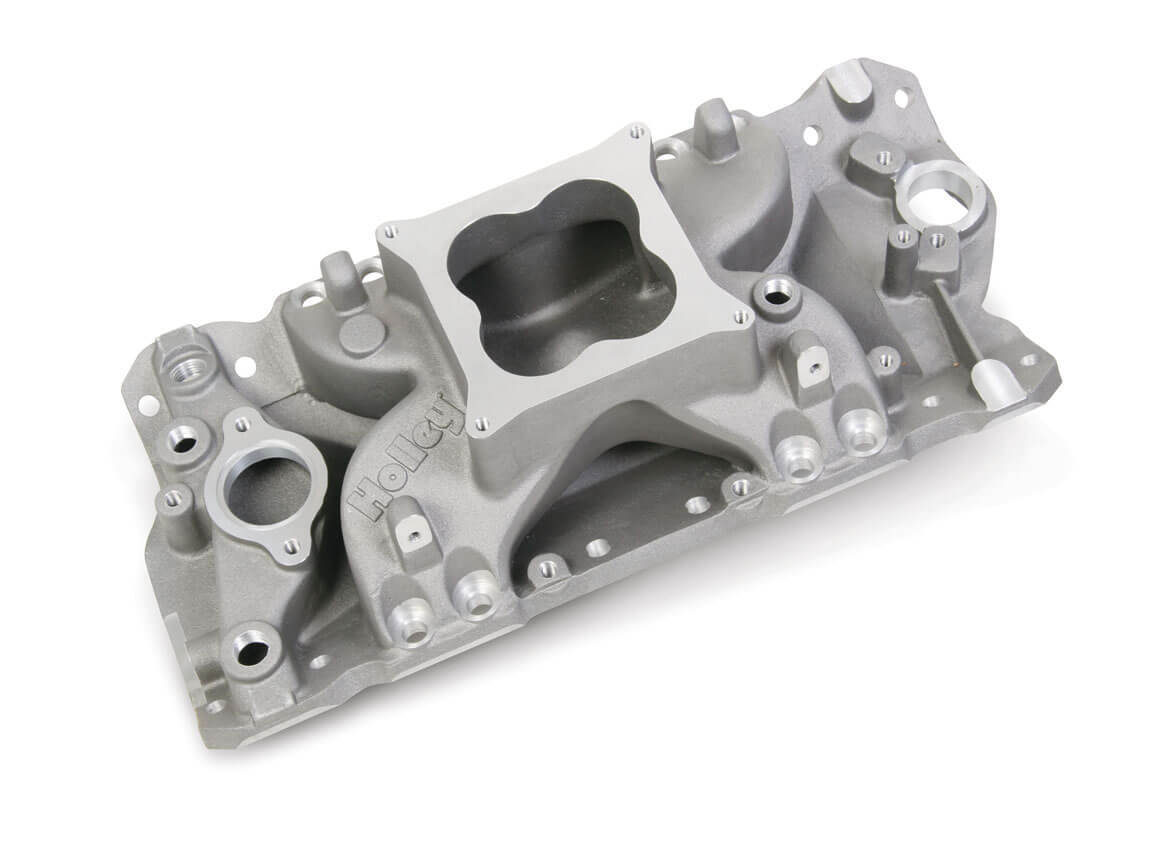 Intake Manifold EFI Aluminium Natural Multi-Port Chevy GMC Small Block Each
