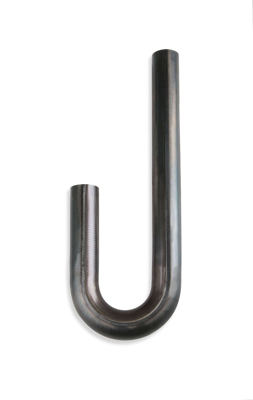 Exhaust Tubing, 180 Degree, Mandrel J-Bend, 1 3/4 in. Diameter, 2 1/2 in. Radius, 16-Gauge, Steel, Each