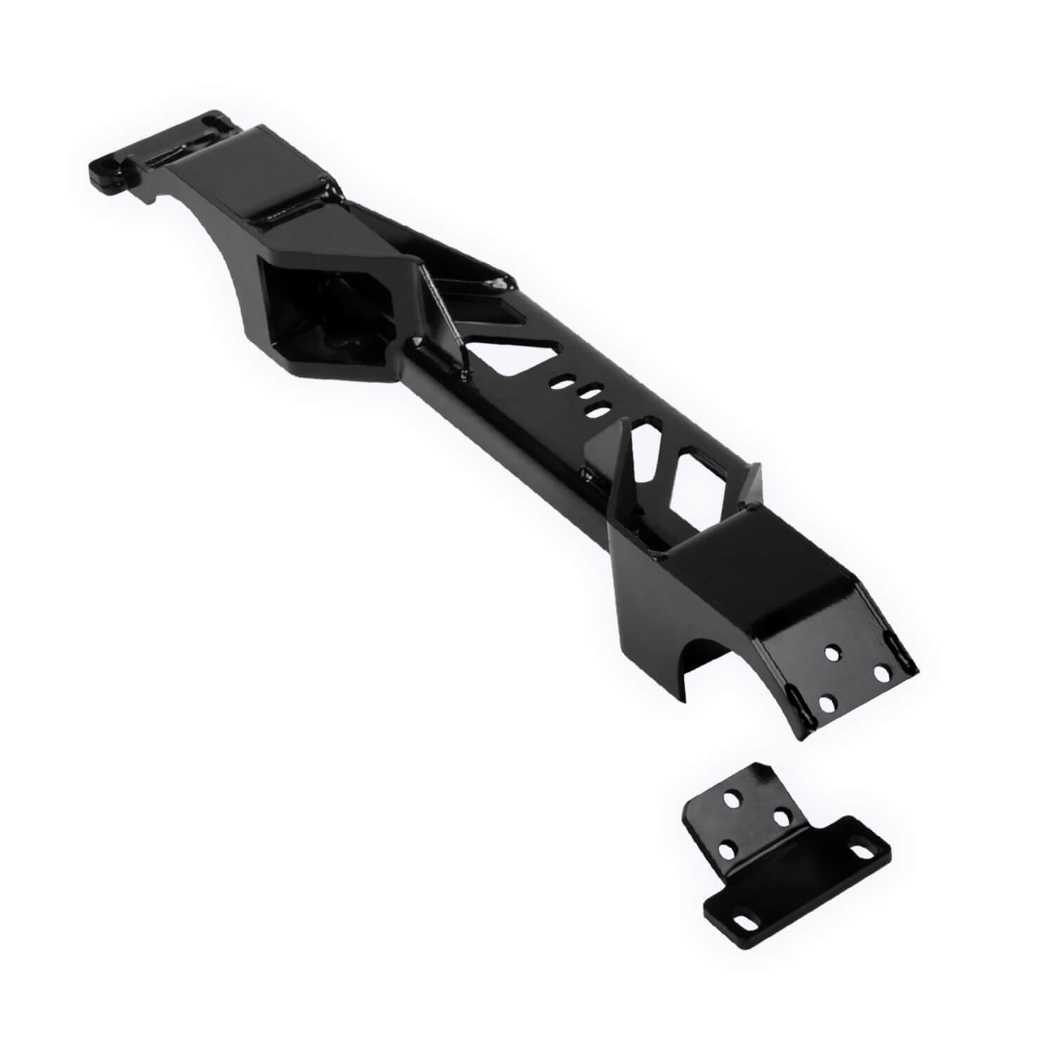 Transmission Crossmember LS Engine Swap Steel Black Powdercoated Chevrolet Pontiac Kit