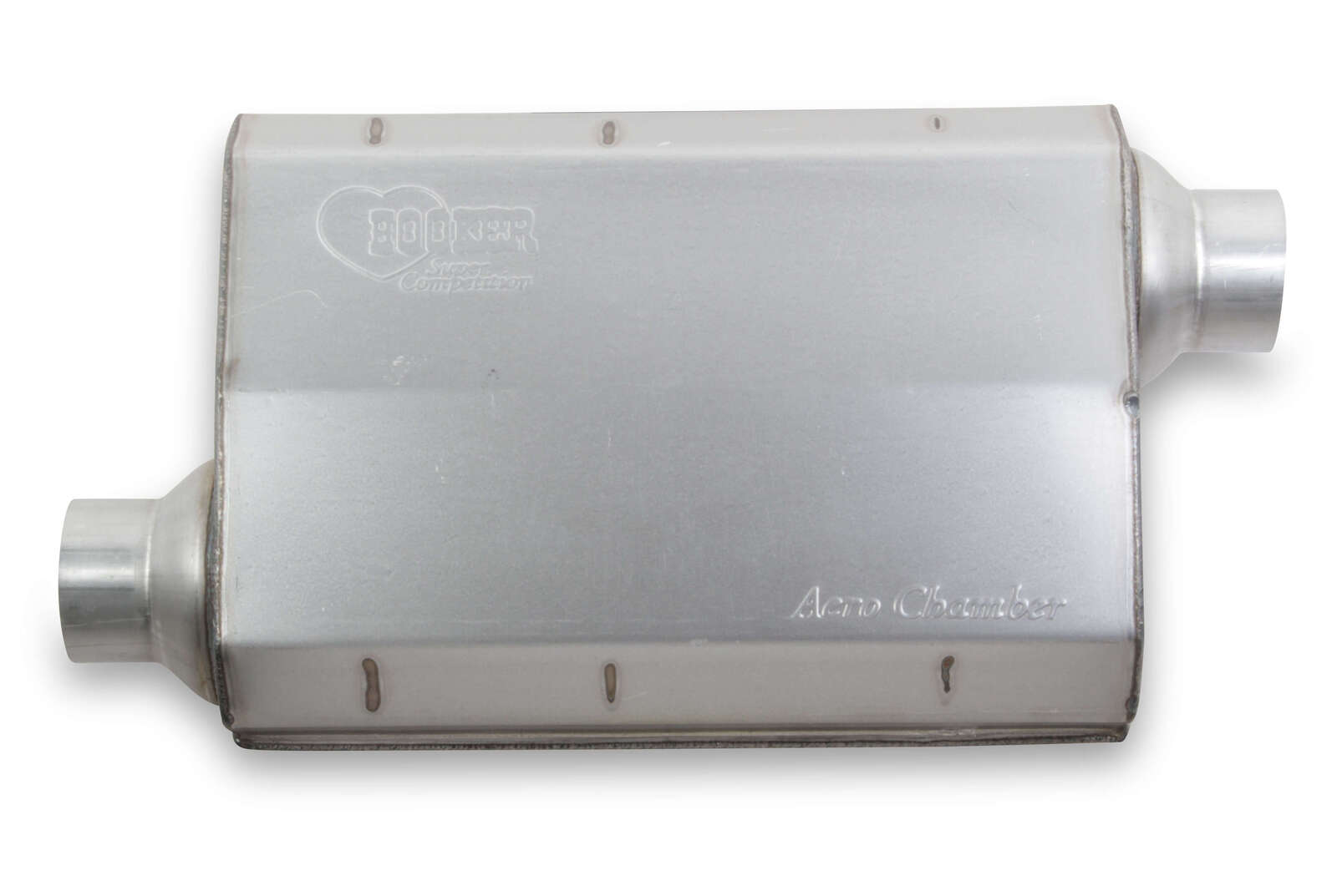 Muffler Aero Chamber 2 1/2 in. Inlet/2 1/2 in. Outlet Steel Aluminized Each