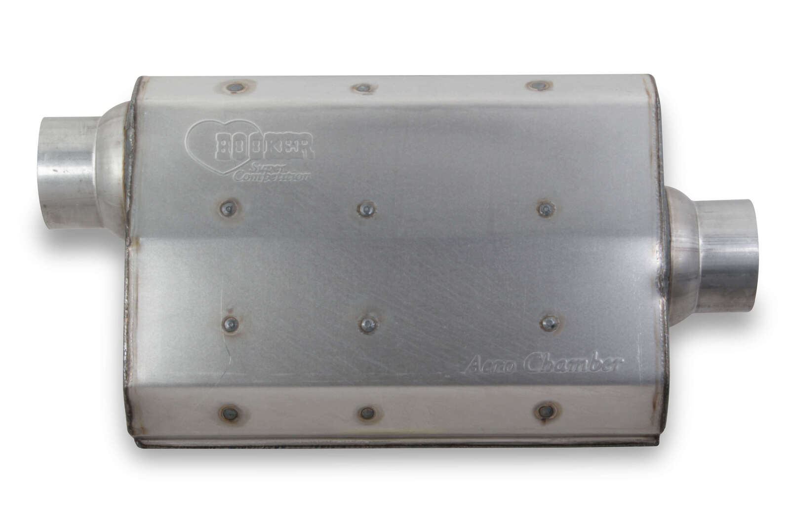 Muffler, Aero Chamber, 3 in. Inlet/3 in. Outlet, Steel, Aluminized, Each