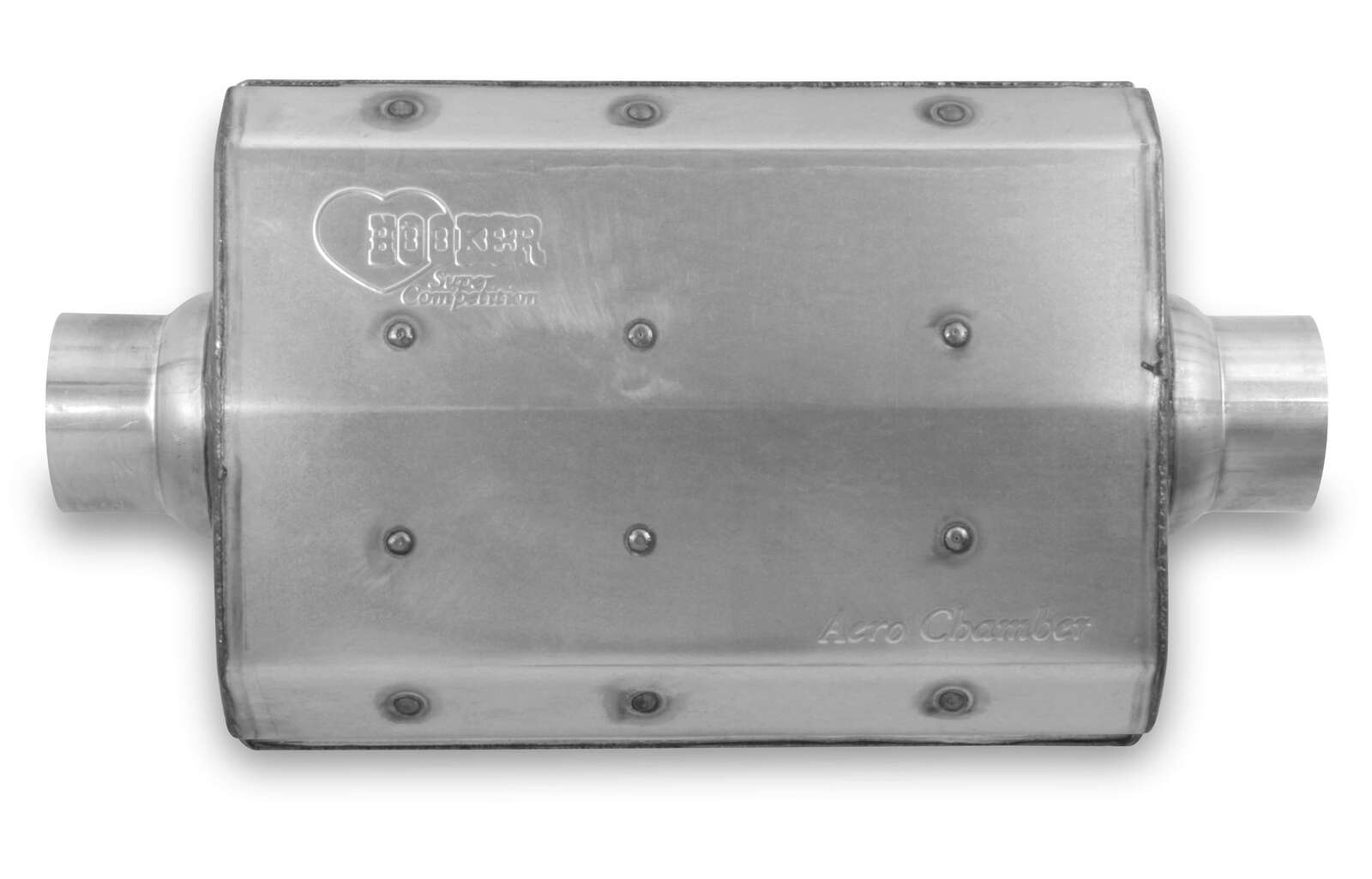 Muffler Aero Chamber 3 in. Inlet/3 in. Outlet Steel Aluminized Each