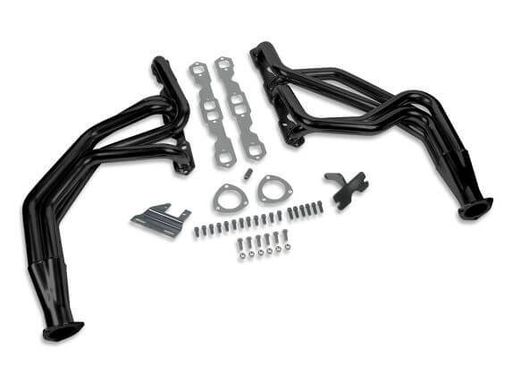 Headers Competition Full-Length Steel Black Ceramic Coated Chevrolet GMC Small Block Pair