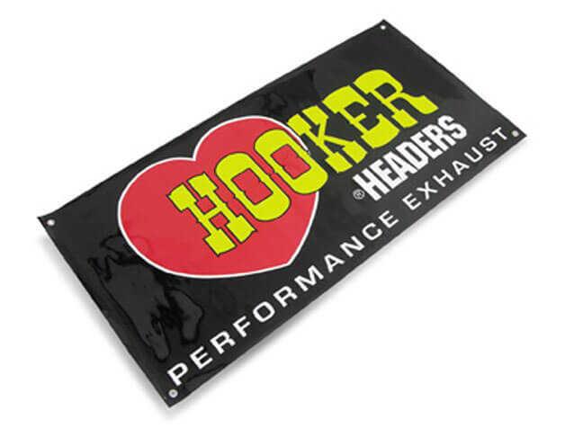 HOOKER BANNER 12 X 24 INCHES