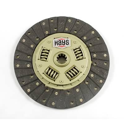 Clutch Disc, Organic, 1 1/16 in.- 10-Spline, 10.5 in. Diameter Disc, Ford, Mercury, L6, V8, Eac