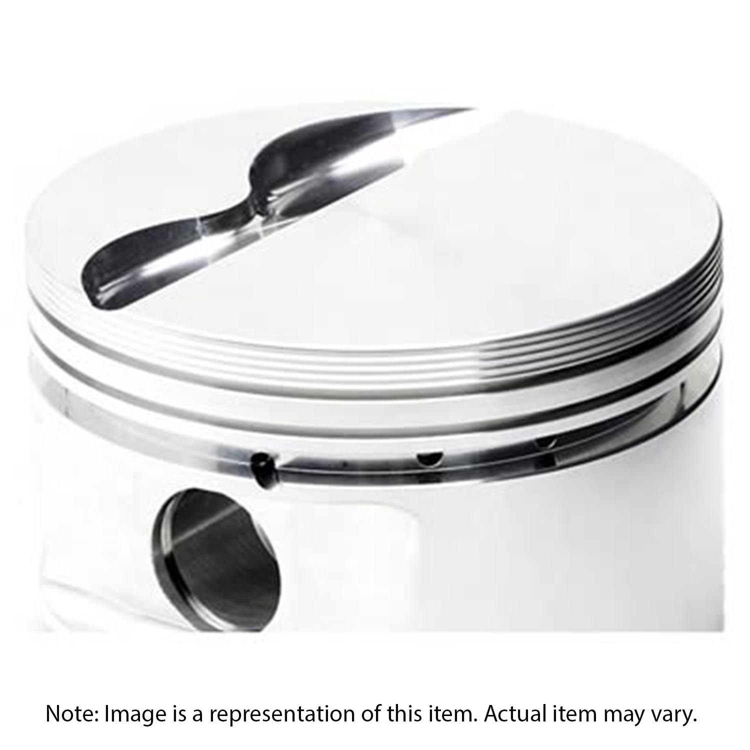 Piston, Forged, Flat, 4.125 in. 3.400' stroke, 1.100' CH, Bore, /16 in., 1/16 in., 3/16 in. Ring Grooves, SB Ford , Set of 8
