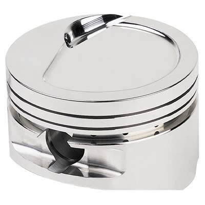 Pistons, Forged, Dish, 4.500 in. Bore, 4.250' Stroke , 1.270 CH,1/16 in., 1/16 in., 3/16 in. Ring Grooves BB Chevy, Set of 8