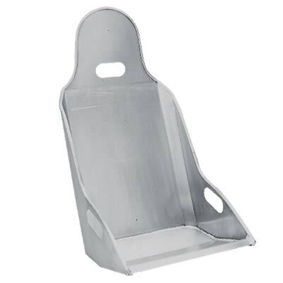 Seat, Drag Race, Aluminum, Natural, Highback, 20 Degree Layback, 17.50 in. Width, Each