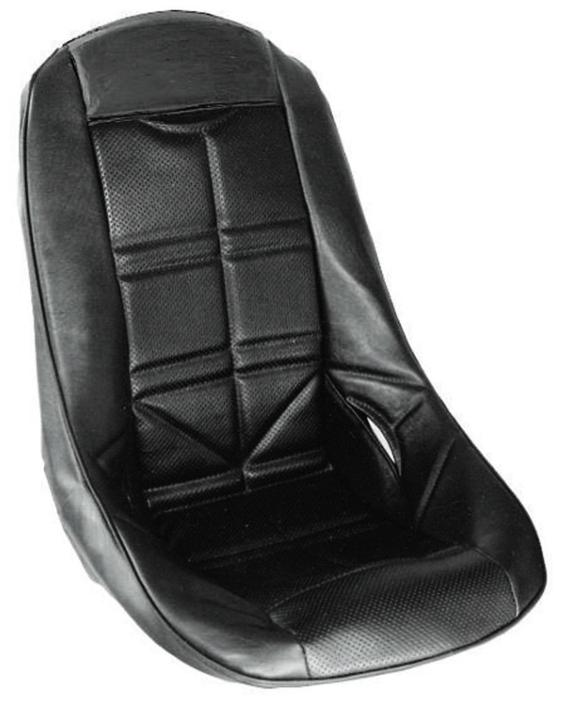 Seat Cover Pro Stock Vinyl Black Lowback Each