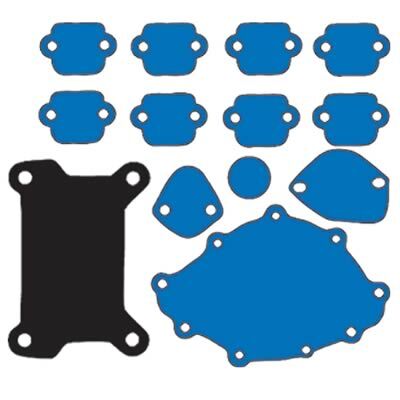 Engine Port Block-Offs, Ford, Small Block, Holley 2-barrel Carb Flange, Kit