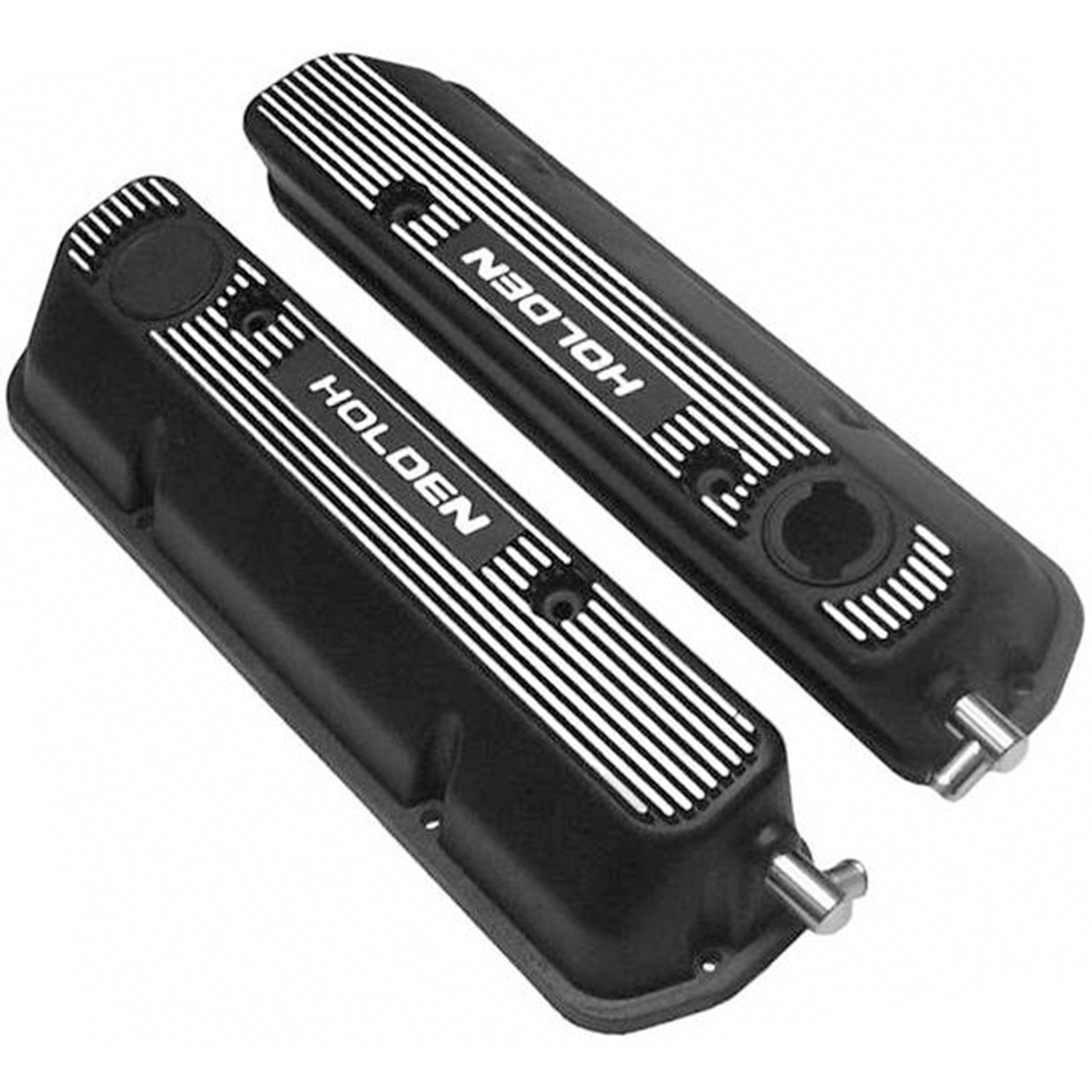 Aluminium Valve Cover Holden Commodore V8 Vn-Vt Performance No Oil Cap/Pvc Black