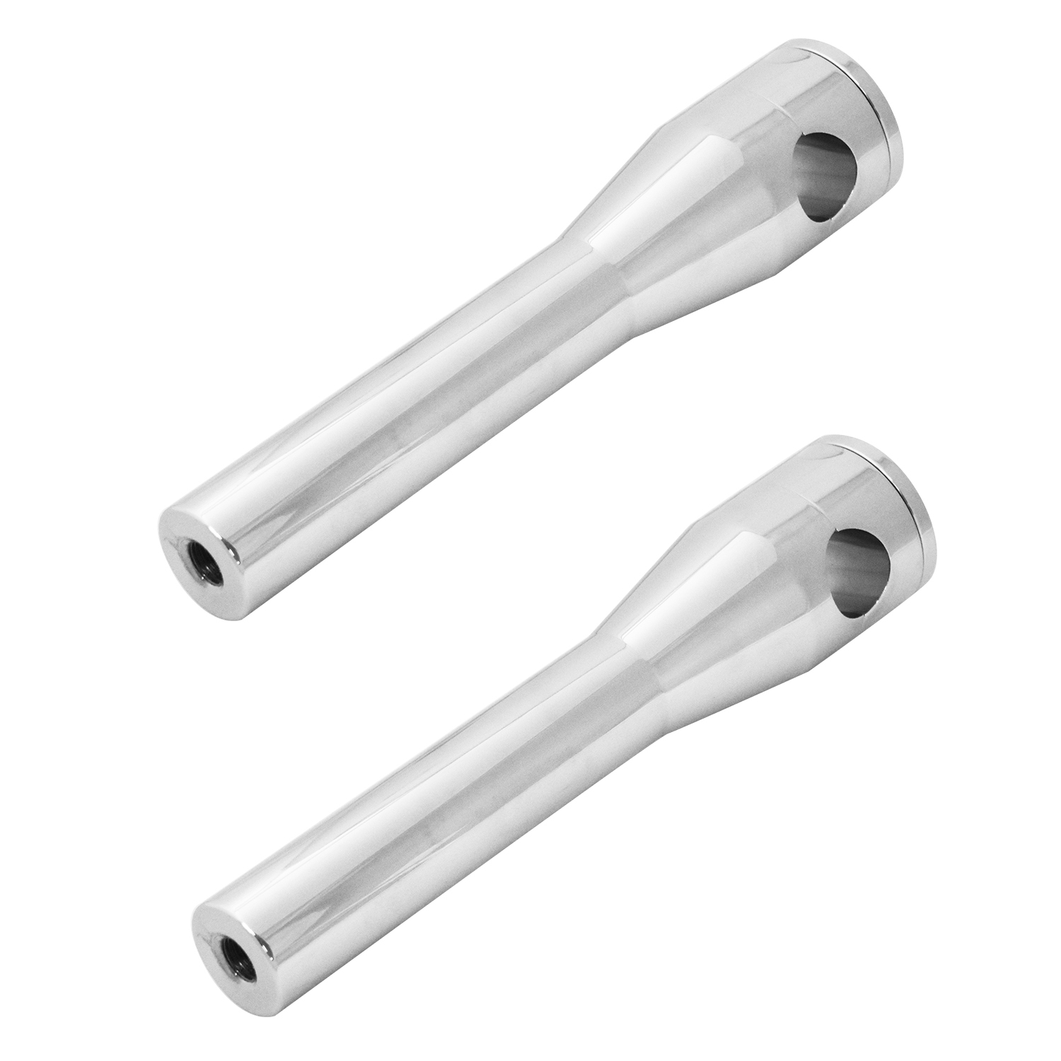 8" Riser Set, Custom Detonator Series - Chrome