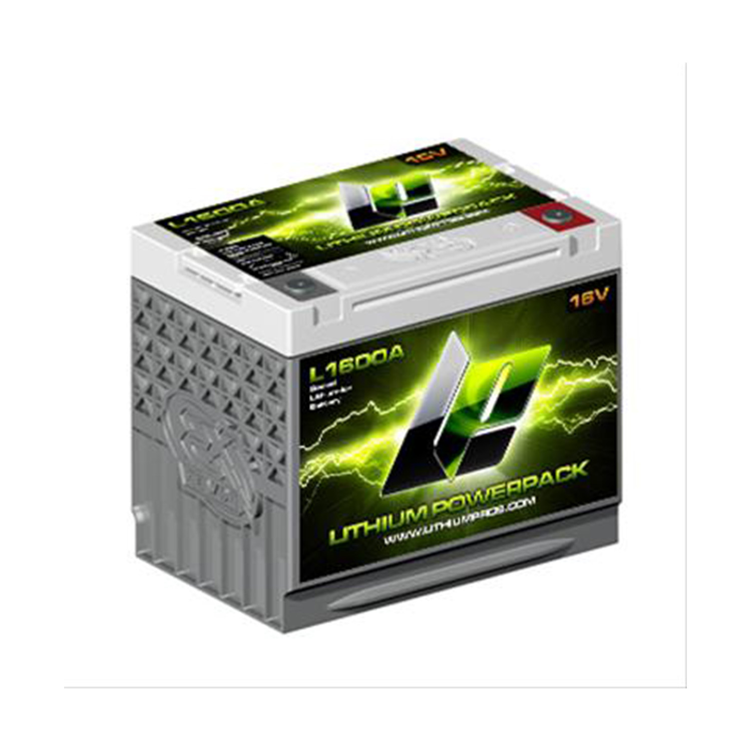 Battery Racing,16V Lithium,Li-Ion Powerpack, 16V/53 RC w/BMS