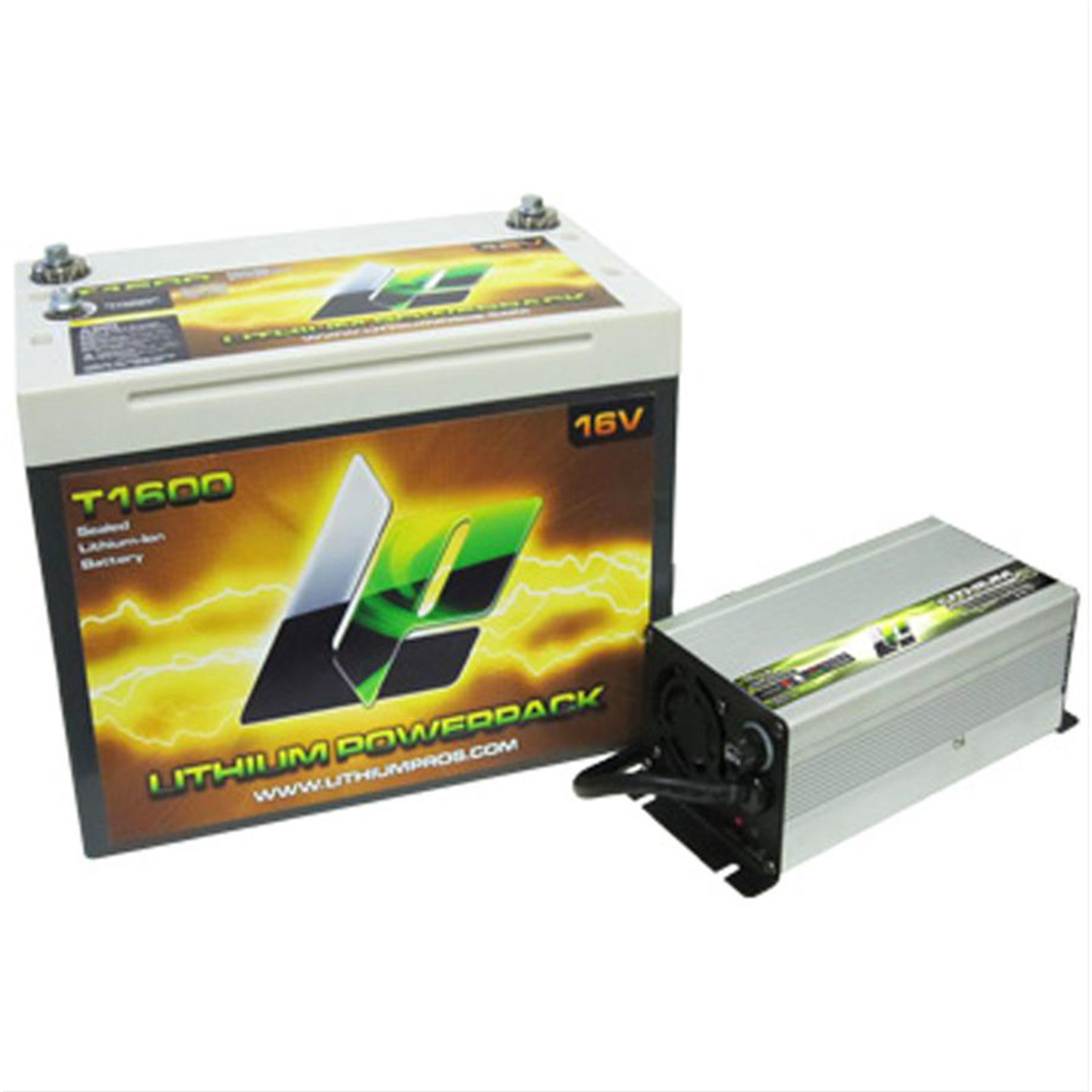Battery & Charger Racing,Combo Kit L1600 Battery & 1008 Charger