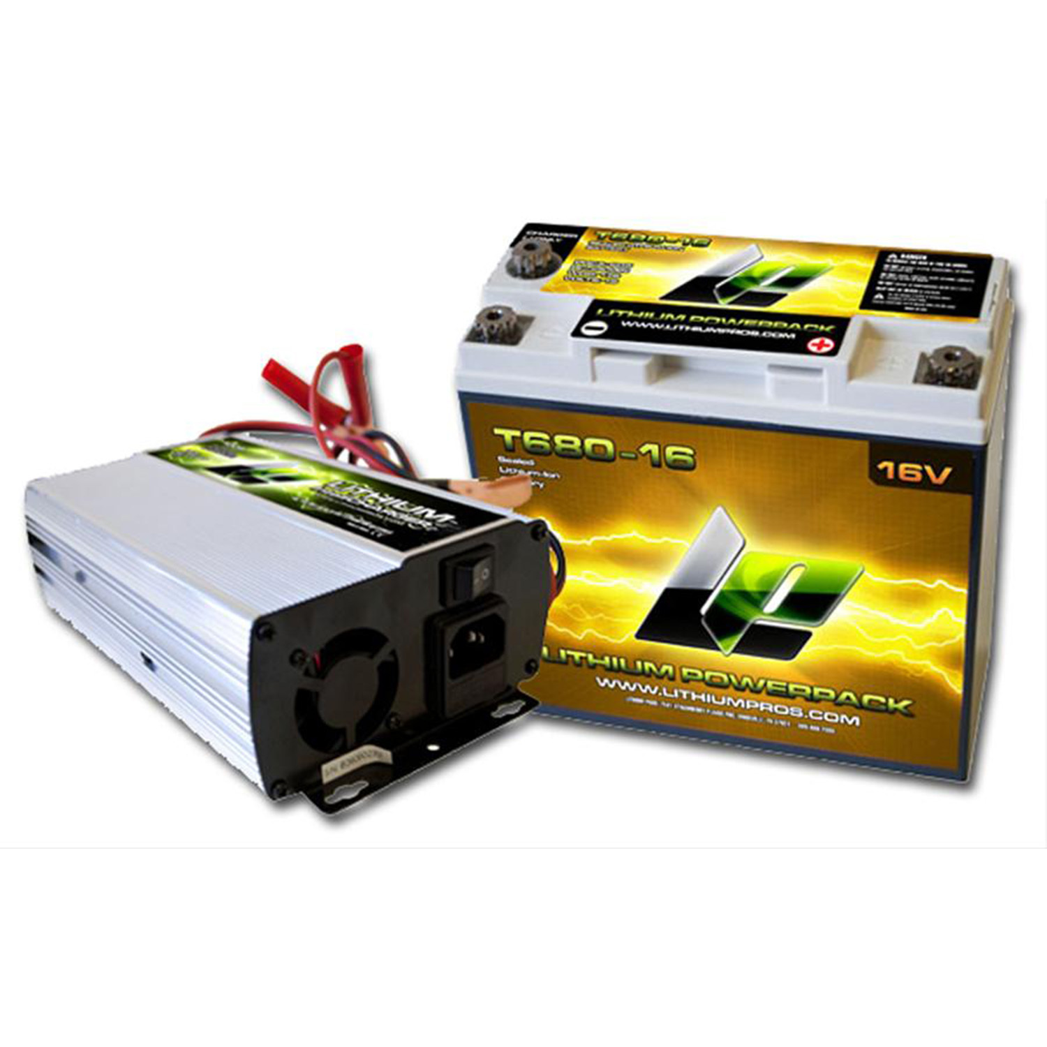 Battery & Charger Racing,Combo Kit L680 Battery & 1008 Charger