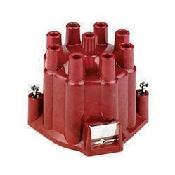 Distributor Cap, Female, Socket-Style, Red, Screw-Down, AMC, Jeep, Studebaker, GM, V8, Each